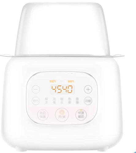 Stérilisateur de biberon Stérilisateur de biberon électrique grande capacité avec mise hors tension automatique, écran LCD numérique pour stériliser, réchauffer le lait, chauffer les aliments (rose)