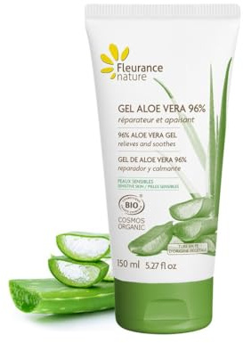 GEL ALOE VERA 96% Puro BIO Fleurance Nature 150ml hidratante pieles sensibles mujeres y hombres 24204