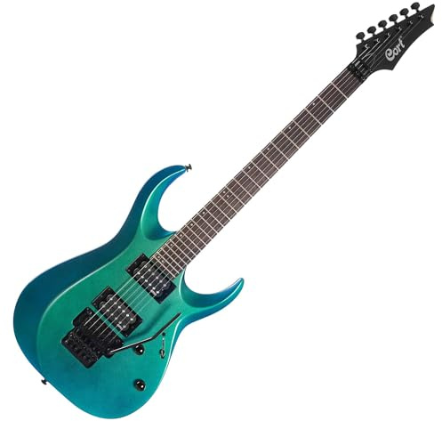 Cort X300 Flip Blue Electric Guitar with Pearlescent Finish