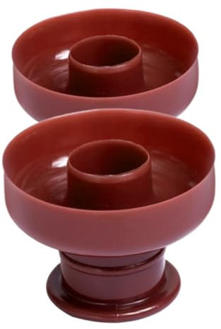 Amosfun Molde Para Donas Redondo 2 Piezas De Plástico Para Hornear Molde Decorativo De Cocina Resistente a Altas Temperaturas Adecuado Para Donas y Pasteles Para Pastelería