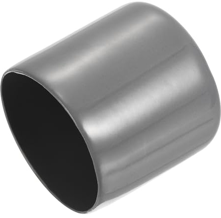 sourcing map 4pcs Rubber End Caps 43mm ID Screw Thread Protectors Dark Grey | Vinyl Round End Cap Cover