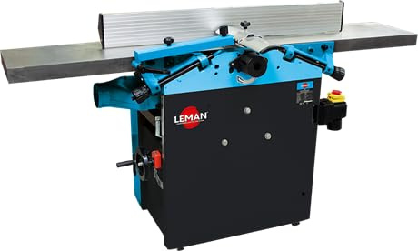 LEMAN - Regruesadora Cepilladora RAD310 Monofásica, 310 mm, Motor 2200 W, 4 Cuchillas Reversibles, Mesa de 1800 mm, Avance Automático