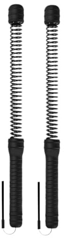 Lot de 2 cordes de combat, cordes de combat sans corde, corde basculante sans corde, barre oscillante, équipement de fitness avec poignée antidérapante, pour la musculation, la maison, la gym, le