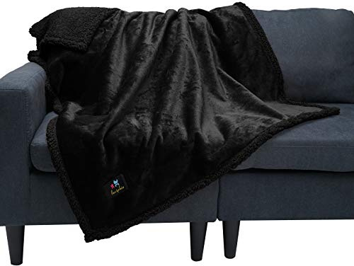 luciphia Wasserdicht Hundedecke Flaushig, Fleece Haustier Decke Waschbar | Schutzdecke für Sofa,Couch,Bett,Auto vor Nässe,Outdoor Decke für Hunde,Katzen,maschinenwaschbar,ideal für Zuhause,unterwegs