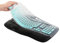 Tastaturabdeckung für Logitech K350 MK550 MK570 kabellose ergonomische Tastatur, Silikon-Tastatur-Schutzzubehör für Logitech K350, MK550, MK570, staubabweisend, wasserdicht, ultradünn