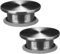 Lot de 2 couvercles de carafe en acier inoxydable robuste de rechange pour carafe à eau en verre