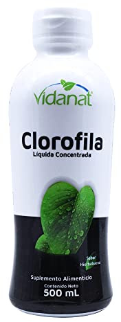 Vidanat Liquid Chlorophyll 500ml - Natural Detox, Immune Support & Energy Booster - Helps Digestion, Freshens Breath & Promotes Alkaline Balance