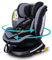 Reecle 360 Swivel Baby Car Seat with ISOFIX, Group 0+1/2/3 (0-36 kg), Approx. 0-12 Years (Black)