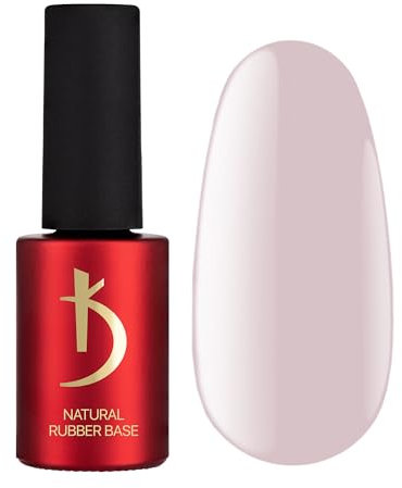 K Professional - Natural Rubber Base Gel - Pink Ice - Base Coat UV LED -15ml- Unterlack - Nagellack - Rosa Nackt Farben - Gel Nägel Lang Anhaltende - UV Nagellack