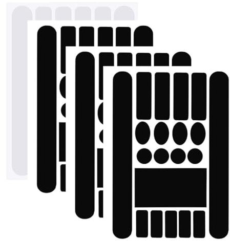UYVPAER Lot de 4 Autocollant Résistant aux Rayures Cadre de Vélo, Film de Protection pour Cadre de Vélo, Autocollants Protection de Chaîne de Vélo, Protecteur de Cadre de Vélo, pour Vélo de Route VTT