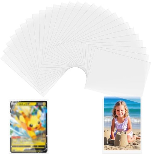 XIANGLONGY 200 Stück Soft Karten Hüllen, 66 x 91mm Sammelkarten Hüllen, Transparent Sleeves Kartenhüllen zum Schutz von Spielkarte, Sportkarten, Sammlerkarten usw