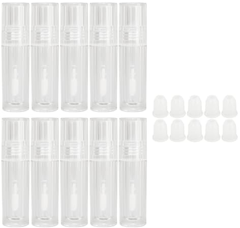 Picysa Tom läppglans, transparent, vattentät, påfyllningsbar, läppglasyrflaska, kosmetika, 2 ml, 10 st