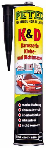 3 x PETEC 97430 Kleben & Dichten, 310 ml, schwarz