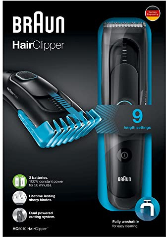 Braun Hair Clipper HC5010 - Ultimate Hair Clipping Experience from Braun in 9 Lengths