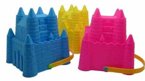 18cm Fairytale Castle Beach/Sandpit Bucket (1 Supplied) by Palgrave