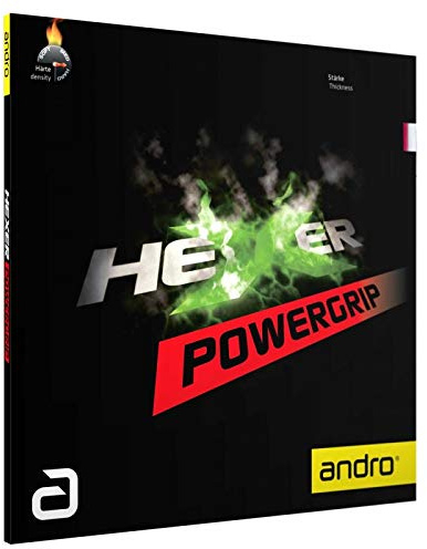 ANDRO Belag Hexer Powergrip Farbe 2,1 mm, schwarz, Größe 2,1 mm, schwarz