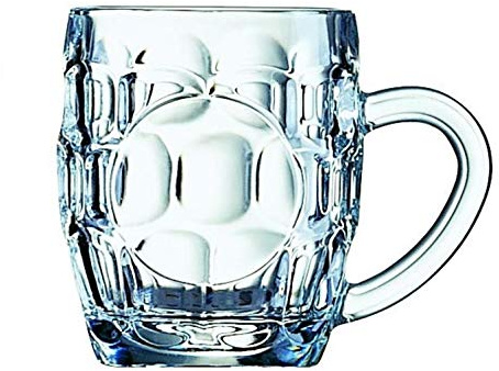Arcoroc Britannia Dimpled Panelled Tankard Half Pint 10oz