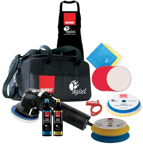 RUPES BigFoot LHR12 DUETTO Schleif- & Poliermaschine 125mm - LUX-Set