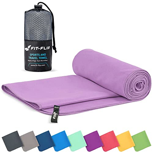 Fit-Flip Mikrofaser Handtuch schnelltrocknend für Fitness, Sport & Sauna