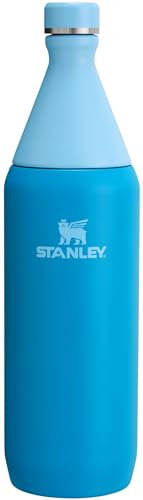 Stanley Slim All-Day Bottle 34 oz | Outlet Lid with Leak-Proof Seal | Slim Design for Travel & Gym | Insulated Stainless Steel | BPA Free | Azure