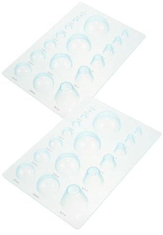 SEWOART 2stücke Papier Handwerk Formen DIY Halb Ball Quilling Werkzeug Kunststoffmaterial Werkzeuge Bastelwerkzeug Papierrollen Bastelzubehör Leicht Tragbar