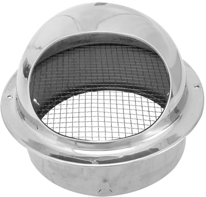 HOOTNEE Wall Vent Rain Cover for Range Hood Exhaust Air Vent Cover Stainless Steel Practical for Outdoor Protection