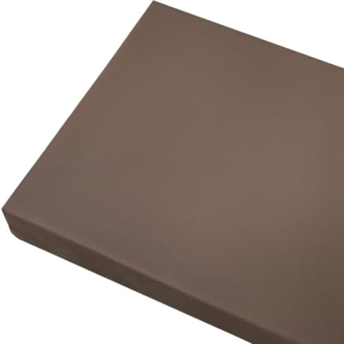 JORTUIO Cojin para Banco Jardin Impermeable Exterior Interior 80/100 /160/140 x60 cm,Cojines para Bancos Zapatero de 2 y 3 Plazas,5 cm de Grosor Cojín para Muebles(Dark Coffee,50x50cm/20x20in)