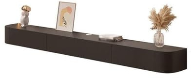 Meuble TV Meuble TV Suspendu Minimaliste - Unité Flottante Console multimédia for Centre de Divertissement Console(Noir,Moyen)