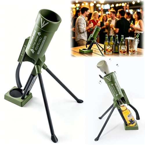 Mortier à bière de 51 mm - Décapsuleur de bière - Pour bars, étagères, bouteilles de bière - Pour hommes - Pour bouteilles de bières de 300 à 355 ml