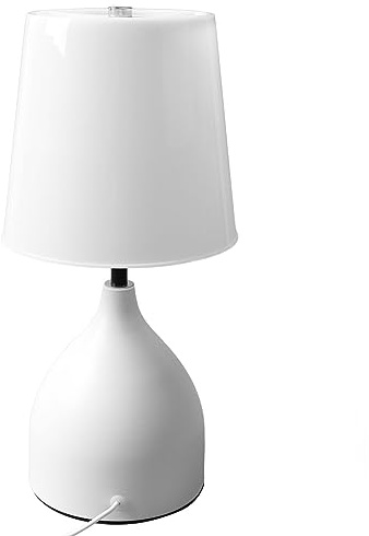Hyuduo Nattduksbordslampa, 5V Touch Dimmer, Vit Sovrumslampa med Justerbar