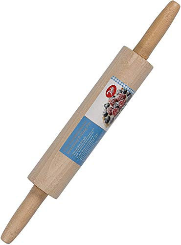 Tala FSC Certified Beechwood Revolving Rolling Pin, Multi-Colour, 10A30090