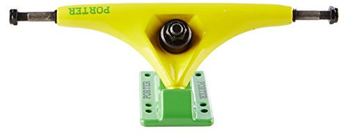 LIGHT BOARD CORP Porter 180mm Longboard Truck Hardgoods Street Zubehör, Yellow Green, 180 mm