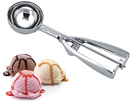 Tescoma 420214 Presto Porzionatore Meccanico per Gelato, Acciaio Inossidabile, Argento, 5 cm, 1 Pezzo