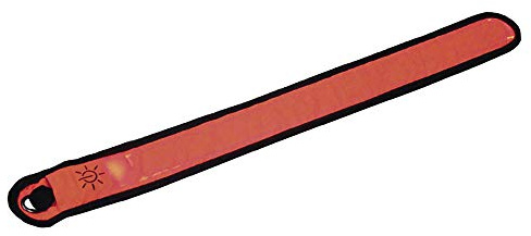 Nobby 77030 LED Schnappband Flash neon orange 35 x 4 cm, neon orange
