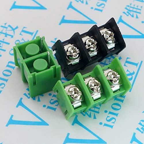 Davitu GX8500 KF8500-2P 3P 4P splice Terminal block pitch 8.5mm pitch connector green/black Terminal - (Color: Black, Pins: 4P 30pcs)