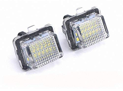 FOLGEMIR TOP LED Kennzeichenbeleuchtung, Nummernschilder 6000K Weiss, CE, fehlerfrei für C-Klasse W204 / S204, E-Klasse W212 / S212 / C207 / A207, CL-Klasse C216, S-Klasse W221