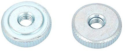 Dadi per impugnatura da 10 pezzi GB807 Dado zigrinato zigrinato Dado zigrinato in acciaio al carbonio zincato(M6（10pcs）)