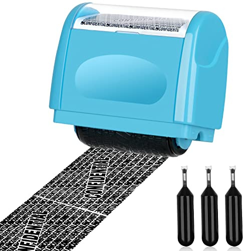Confidential Roller Stamp, Identity Theft Protection Roller Stamp for Privacy Protection - 1.5 Inch