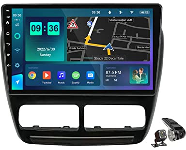 Android 11.0 Car Stereo 9 Inch Touchscreen Double Din Radio for Fiat Doblo 2010-2015 GPS Sat Nav Plug and Play Multimedia Player FM BT Receiver with 4G WiFi SWC DSP DVR Carplay,M100S