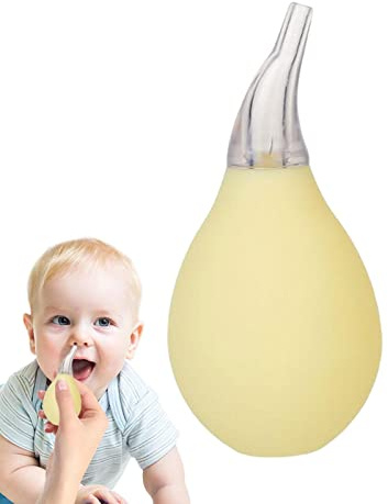 Bavokon Baby-Nasensauger | Sicherer Mucus Booger Soft Head Cleaner zur Linderung von Verstopfungen bei Säuglingen für die Nasenspülung von Babys