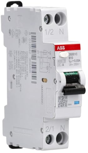 ABB DS301C B10 A30 - FI/LS-Schalter RCBO 10A 30mA TypA 1P+N B-Charakteristik