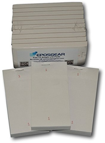 EPOSGEAR Single Copy Restaurant Cafe Takeaway Pub Food Waiter Waitress Numbered Order Pads - 63mm x 127mm (20)