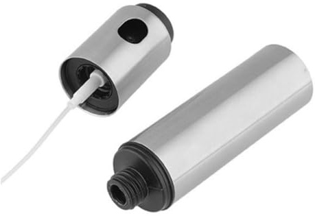 IMIKEYA 2pcs Portable Food Grade Stainless Steel Spray Pump Mister Oil Vinegar Sprayer Fine Mist Cooking Sprayer