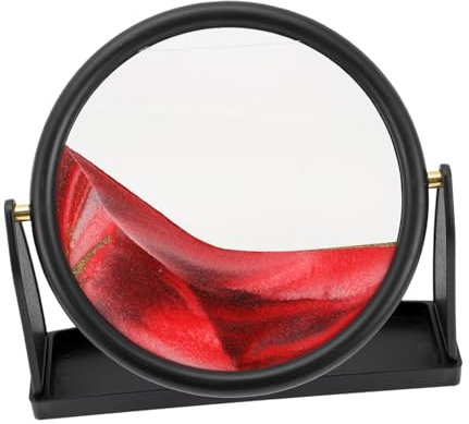 UPKOCH Treibsand Malerei Ornamente bewegliches Sandkunstbild Skulpturen Wohnkultur Bürodekoration Bildverzierung bilderrahmen dekorative Treibsandmalerei Desktop schmücken Vorbau Sanduhr