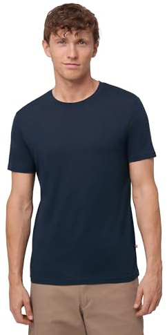 DANISH ENDURANCE 100% Merino Wool T-Shirt for Men, Relaxed Loose Fit, Odour-Resistant, 1 or 2 Pack, Dark Green 2-Pack, XXL