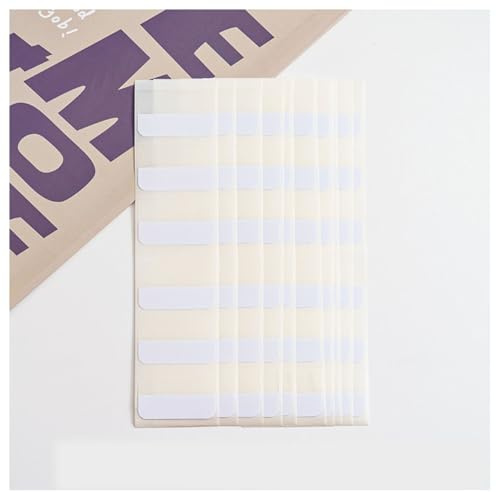 Rockreyoa Transparent Haftnotizen Selbstklebend Haftstreifen 3 Größen Index-Tabs Beschreibbare Page Marker Note Flags für Bücher Notebooks Datei-Klassifizierung Weiß 60 STK. 2 Packs