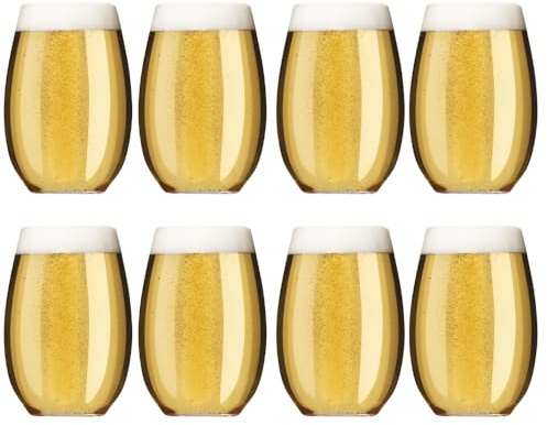 AIOS Schooner Beer Glasses Made from Unbreakable Tritan BPA Free Plastic 545ml (8)