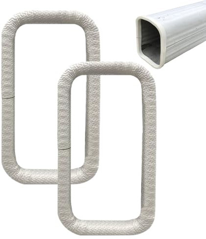 Protezione Grondaie,2 Pezzi Protezione Foglie Per Grondaie | Tubo Protettore In Gomma Non Intasante Per Drenaggio Pioggia Esterno Giardino Patio