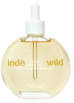 i'nde w'ild Champi - Olio per capelli (50 ml) con Brahmi, Amla e Bhringraj, olio ayurvedico per la crescita dei capelli per forfora, caduta dei capelli e capelli più spessi e pieni | 16+ attivi