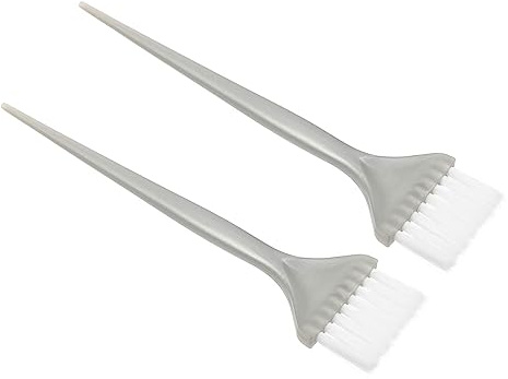TOPBATHY 2 Stück Haarfärbepinsel Leicht und Vielseitig Applikatorpinsel und Haarfärbekamm Sicherer Kunststoff Friseurzubehör für Zuhause und Salon Waschbar und Wiederverwendbar